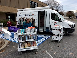 Mobile Library set up.